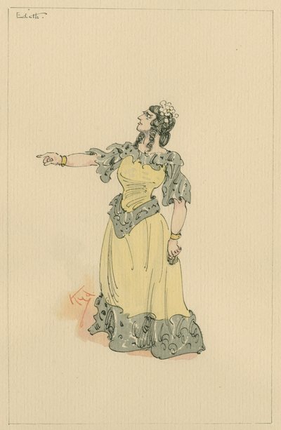 Mrs Edith Dombey by Joseph Clayton Clarke